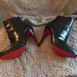 Christian Louboutin black boots